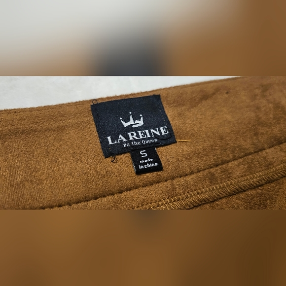 La Reine Fringe Suede-feel Skirt Size Small - Picture 4 of 8